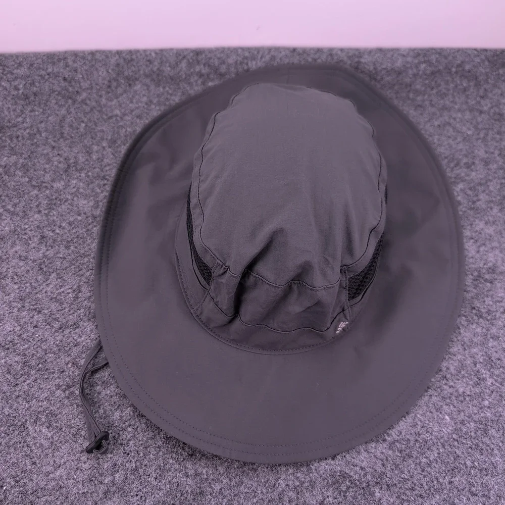 Columbia Bora Bora Booney Sun Hat Unisex O/S Grey Hiking Fishing Wide Brim Mesh